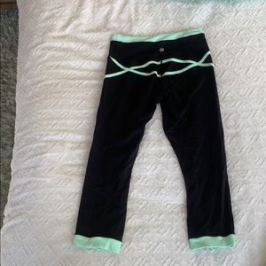 Lululemon wunder under cropped leggings